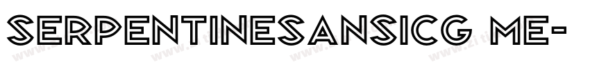 SerpentineSansICG Me字体转换